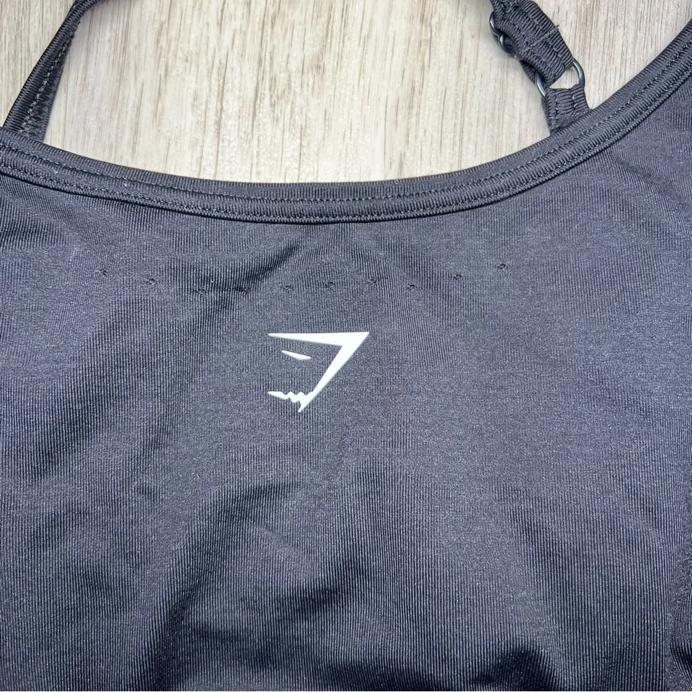 Black Gymshark Women's Sports Bra Size Medium_3